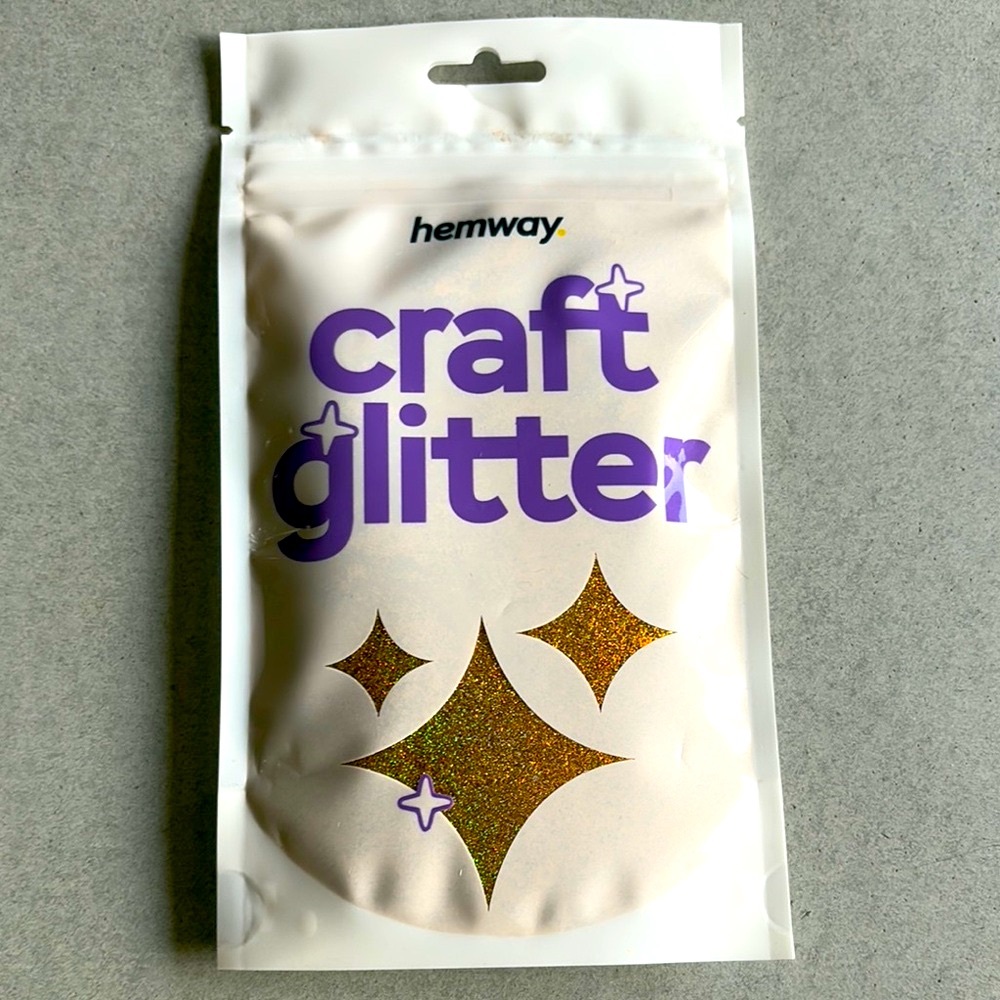 🦄 3/$10 Pack of Hemway Craft Glitter - Gold